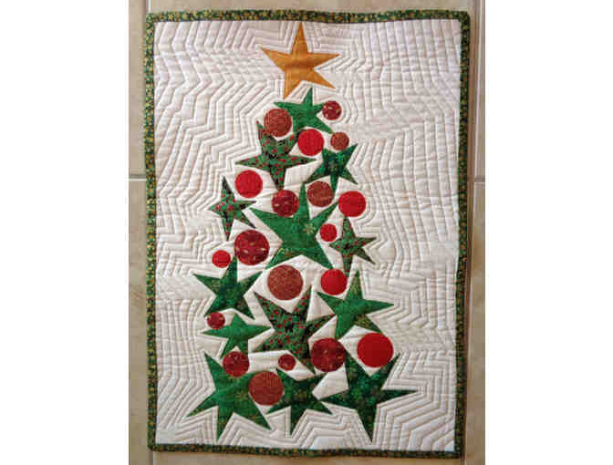 Hand-Crafted Christmas Tree Wall Hanging -- New