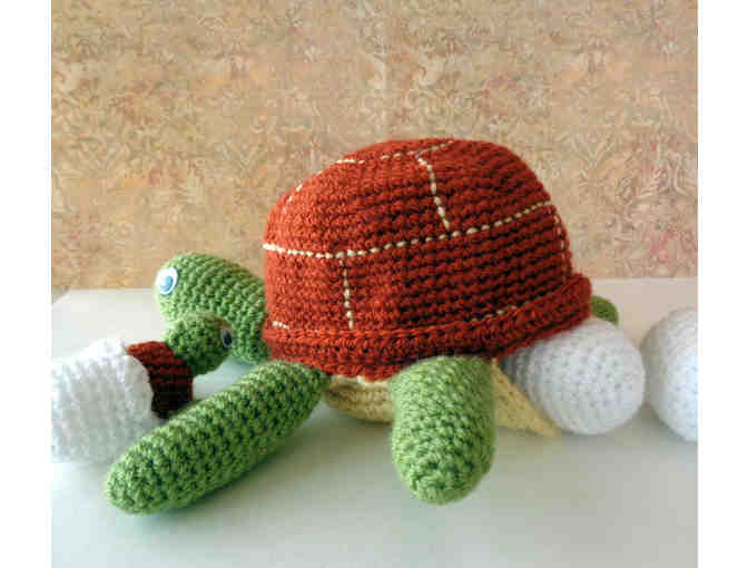 Hand-Crocheted Amigurumi 'Turtles' -- New