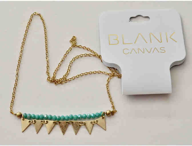 Blank Canvas Triangle Necklace -- New