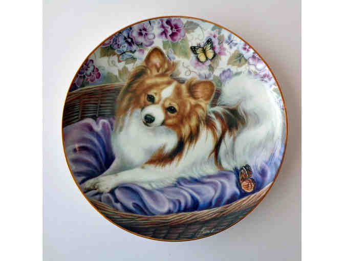 Danbury Mint Limited Edition Papillon Series Plate 'Butterfly Princess' -- Perfect Condition