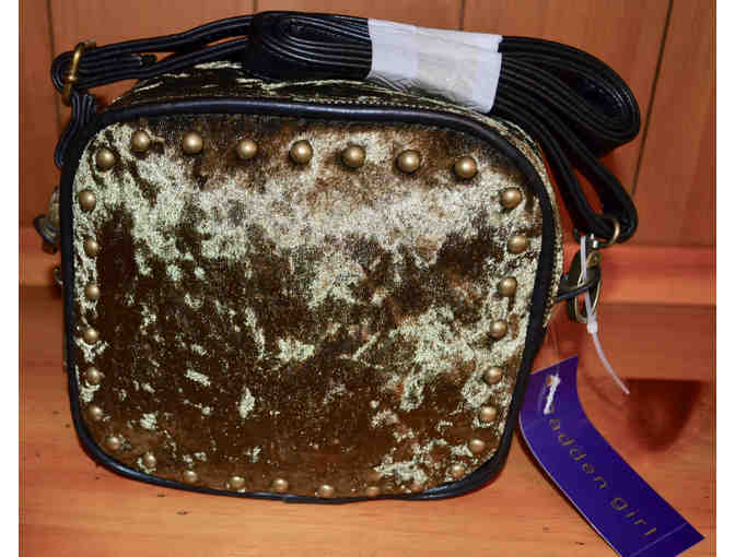 Olive Green Madden Girl Camera Case Crossbody Bag