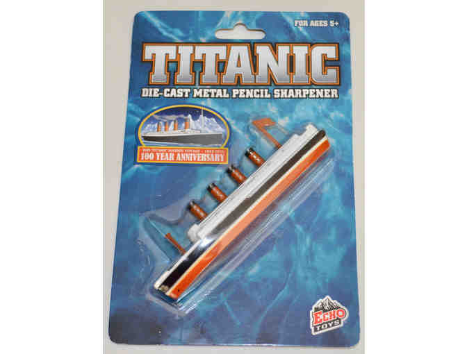 Titanic Die-Cast Metal Pencil Sharpener -- New
