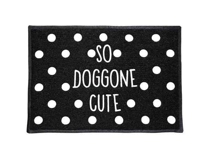 So Doggone Cute Spotted Mat -- New