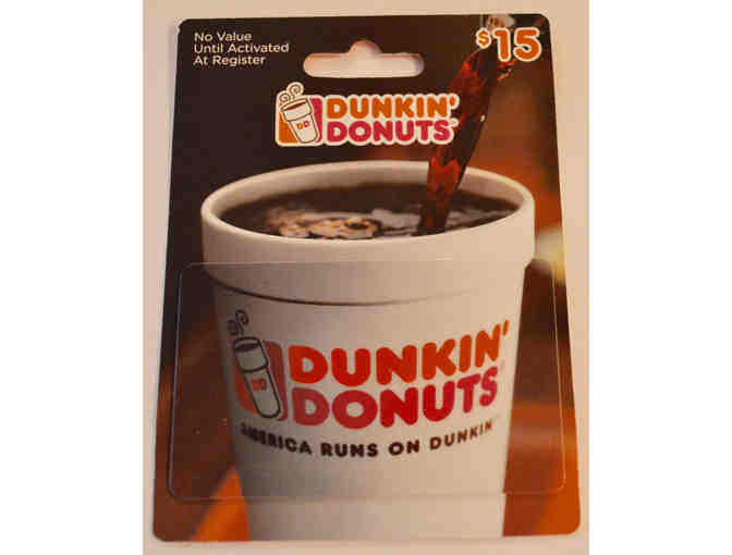$15 Dunkin Donut Gift Card - Photo 1