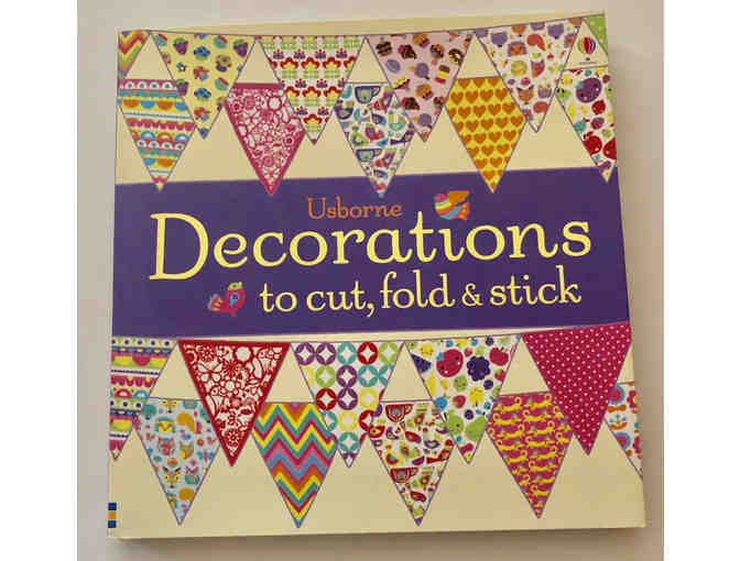 'Decorations to cut, fold & stick' Book -- New