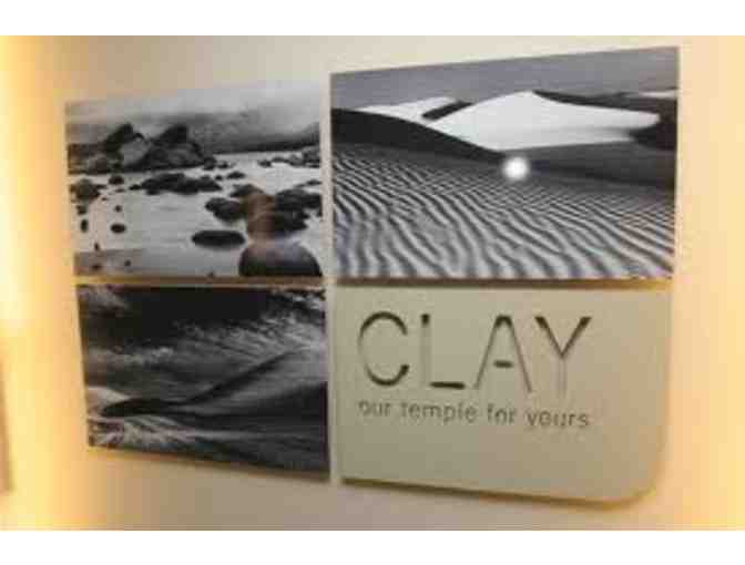 Clay Spa  - 60 min. Essential Glow Facial or Relaxation Massage plus day pass