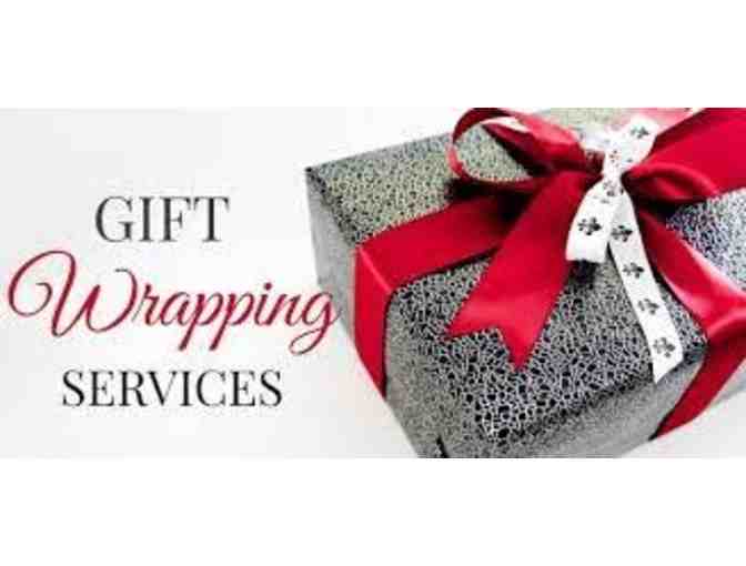 Three-hours of holiday gift wrapping service
