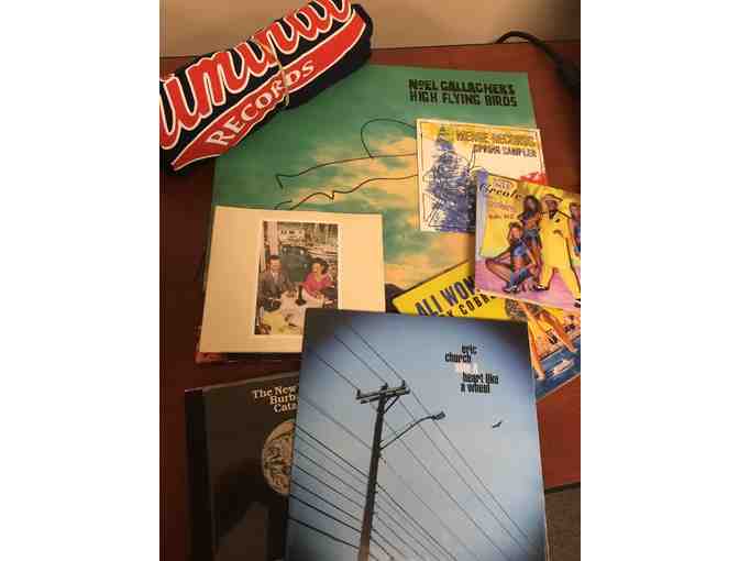 Criminal Records Bag, tickets to Peter Murphy, and Records, CDs, and more