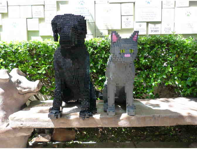 Custom Built Dog Lego Sculpture
