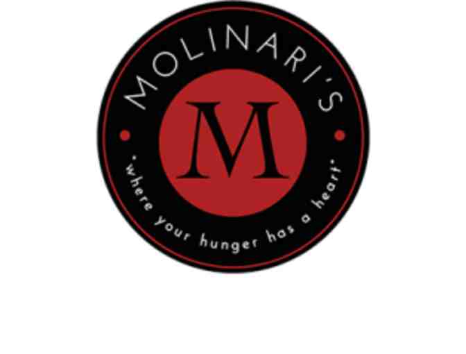 $25 Molinari's Restaurant certificate - Photo 1