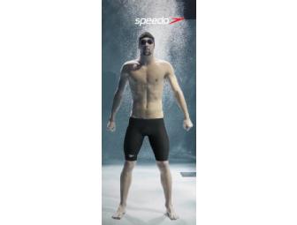 Swimsuit Autographed by Michael Phelps --- The exact same model of suit he wore in Beijing