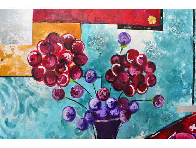 Art piece 'while I was eating' by artist Joann Cappon