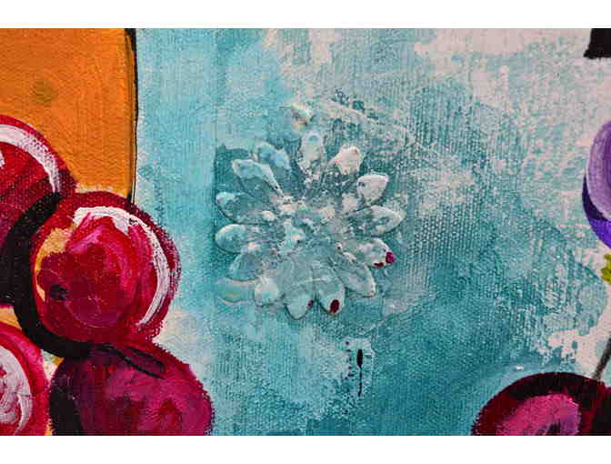 Art piece 'while I was eating' by artist Joann Cappon