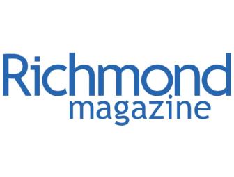 Small business advertising package with Richmond magazine