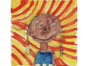 Self-portraits by Ms. Hill's First Grade Class