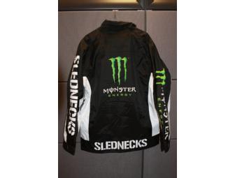 Autographed Paul Thacker signature line Monster Energy/Slednecks 'Large'  Jacket