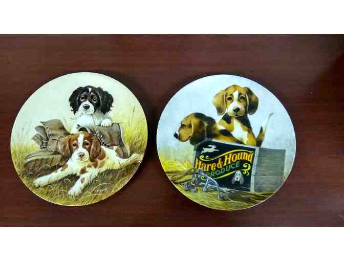 Decorative Dog Plates by The Bradford Exchange