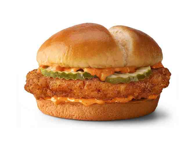 McDonald's Spicy, Deluxe or Crispy Chicken Sandwich - 4 Gift Cards #1