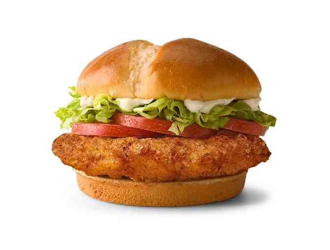 McDonald's Spicy, Deluxe or Crispy Chicken Sandwich - 3 Gift Cards