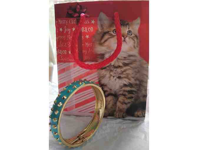 Bracelet - Enamel Cuff turquoise - Buy Now