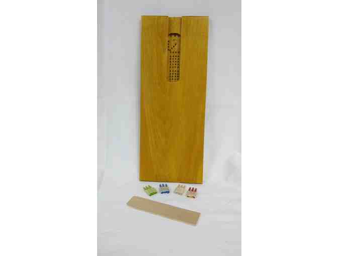 Cribbage Board - Natural Stain