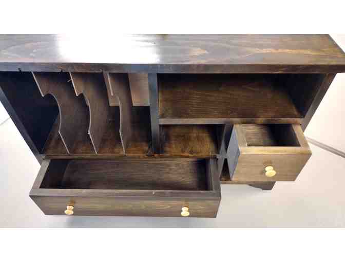 Country Store Desk Organizer, Solid Pine