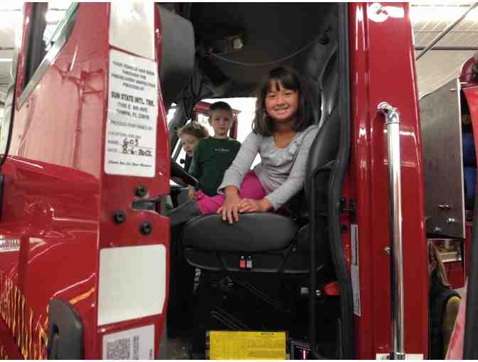 Child's Fire Truck Ride on Lincolnville Fire Truck