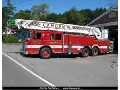 Child's Fire Truck Ride on Camden Fire Truck