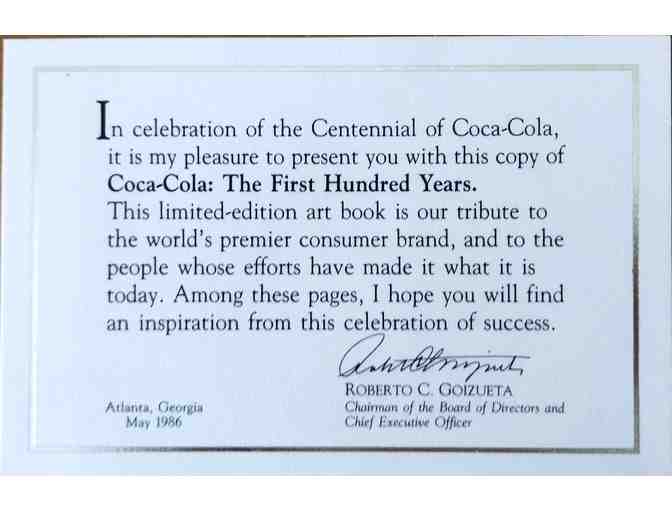 Book - 'Coca Cola The First Hundred Years'