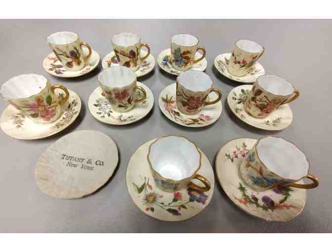 Demitasse Cups and Saucers - Set of 10