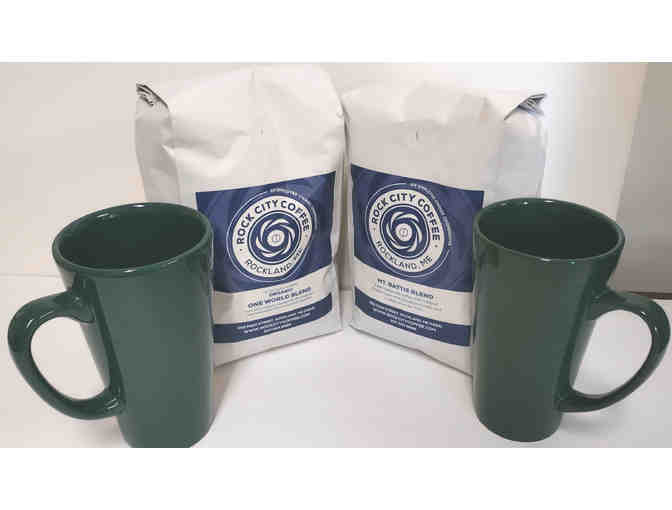 Coffee Beans - Rock City Coffee - 2 Pounds and 2 Coffee Mugs