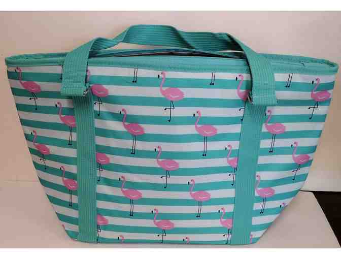 Tote - Cooler Flamingo Pattern