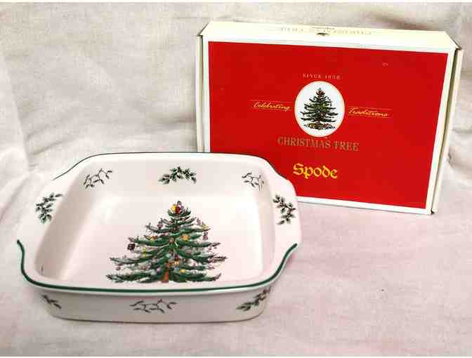 Spode Christmas Tree Casserole Dish - Photo 1