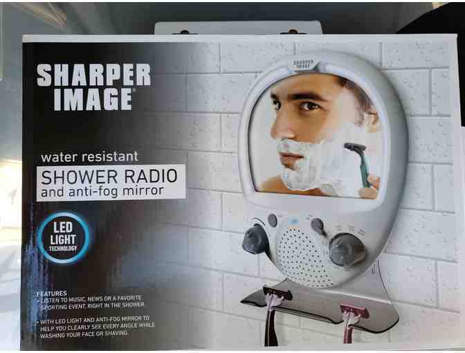 Sharper Image Shower Radio with Mirror - Photo 1