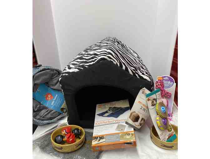 Cat Bed and Toys - Photo 1