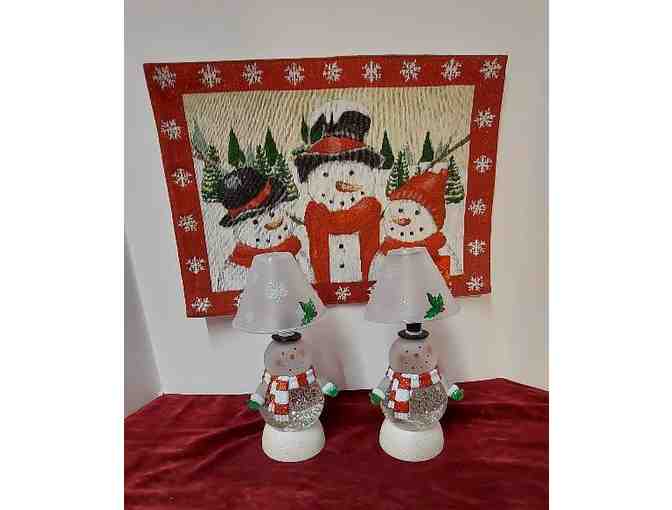 'Let It Snowman' Lights and Placemats
