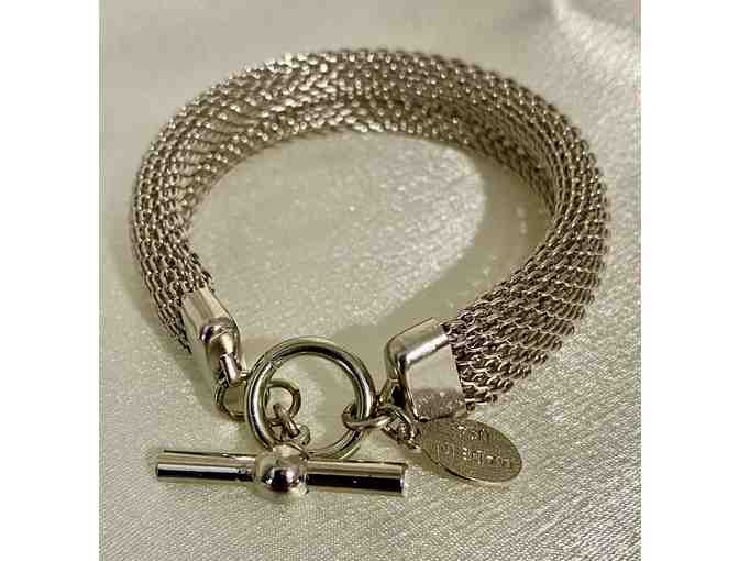 Erica Zap 7' Silver mesh bracelet