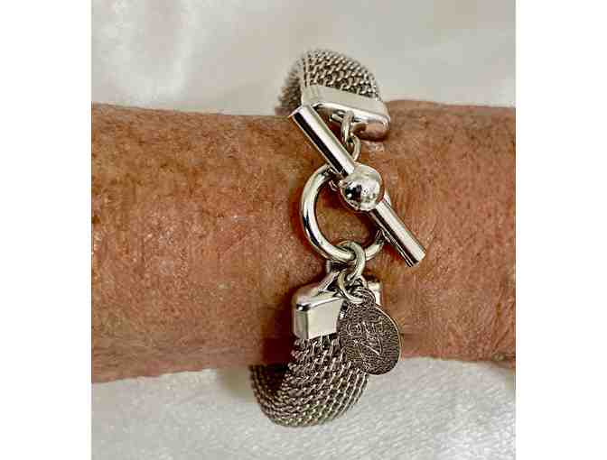 Erica Zap 7' Silver mesh bracelet