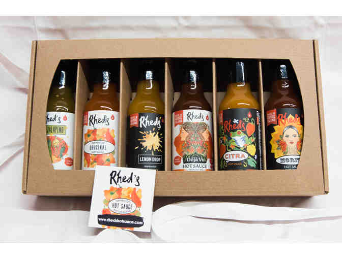 Bring Some Heat to Your Kitchen! Rhed's Hot Sauce Gift Set and Apron