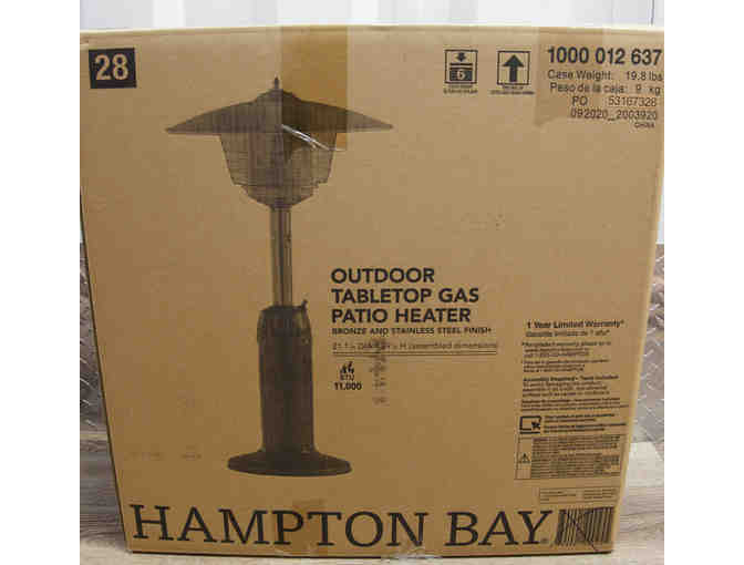 Hampton Bay Outdoor Tabletop Gas Patio Heater