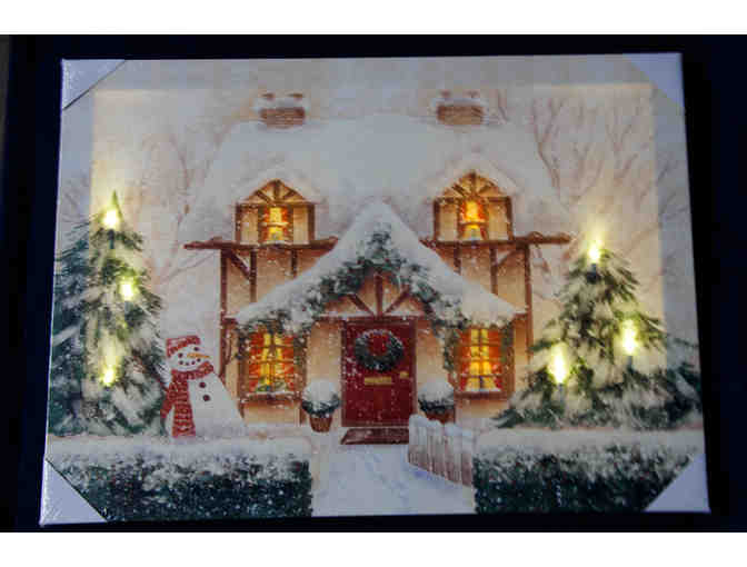 Home Sweet Home Scenes - Quilt and Light-Up Picture
