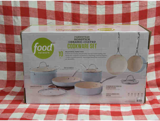 Food Network Farmstead Nonstick Ceramic-Coated Cookware Set