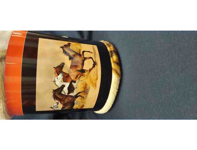 Dover Saddlery Gift Card and Wild Horse Plush Throw