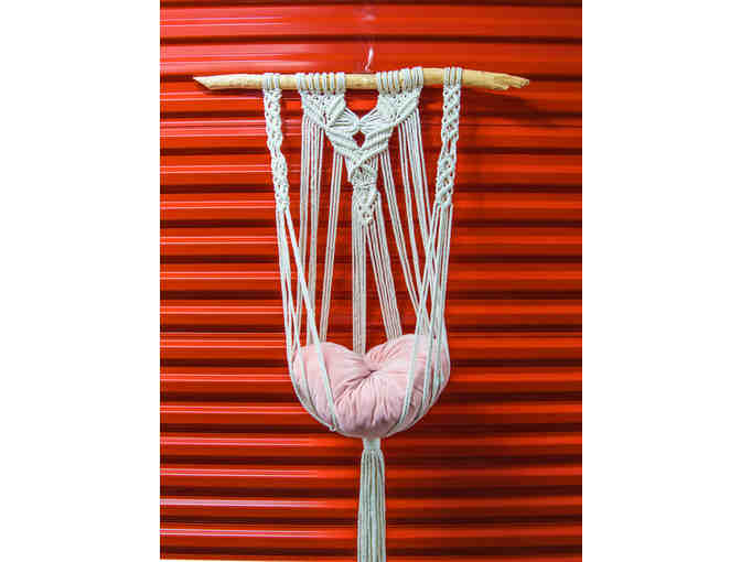 Handmade Hanging Macrame Cat Bed