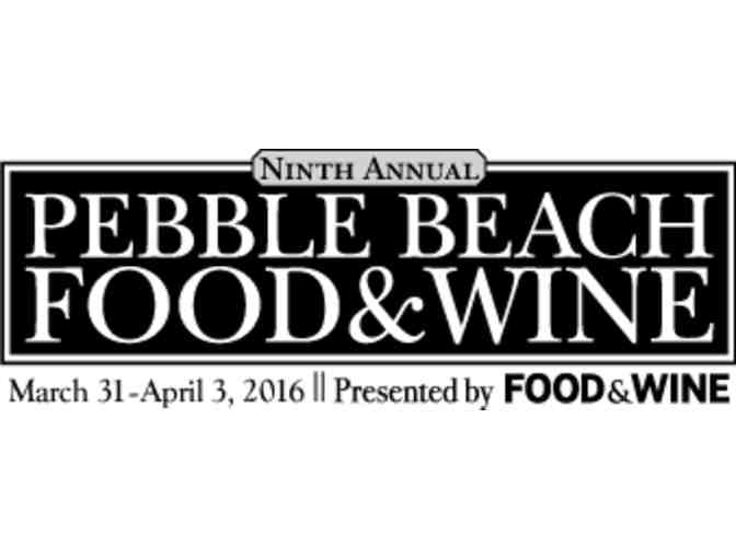 Pebble Beach Food & Wine 2016 Package