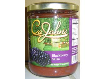 Award Winning Salsas and Sauces Gift Basket from CaJohns Fiery Foods - Live Event