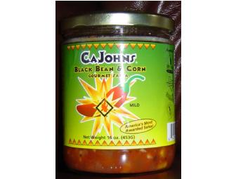 Award Winning Salsas and Sauces Gift Basket from CaJohns Fiery Foods - Live Event