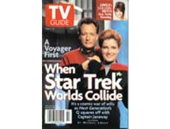 Three Vintage Star Trek TV Guides - 1991, 1993 & 1996