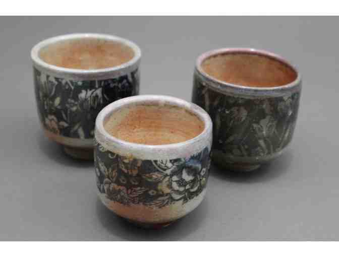 Three Blooming Cups - Ceramic Cup Set of 3