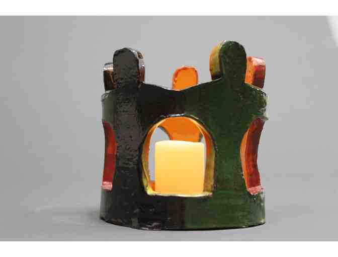 A Time to Gather - Ceramic Candle Holder